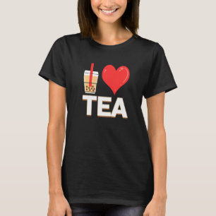 Camiseta Me encanta el té de burbuja