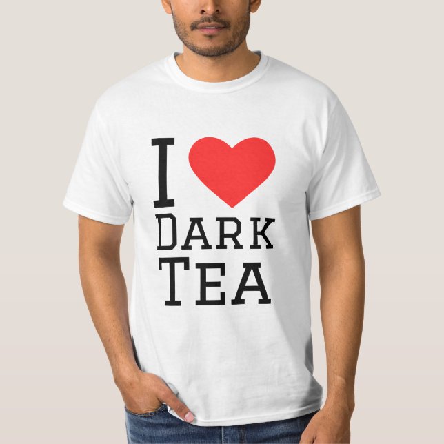 Camiseta Me encanta el té oscuro (Anverso)