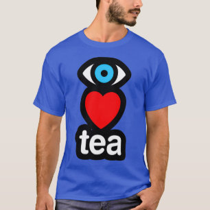 Camiseta me encanta el té vertical