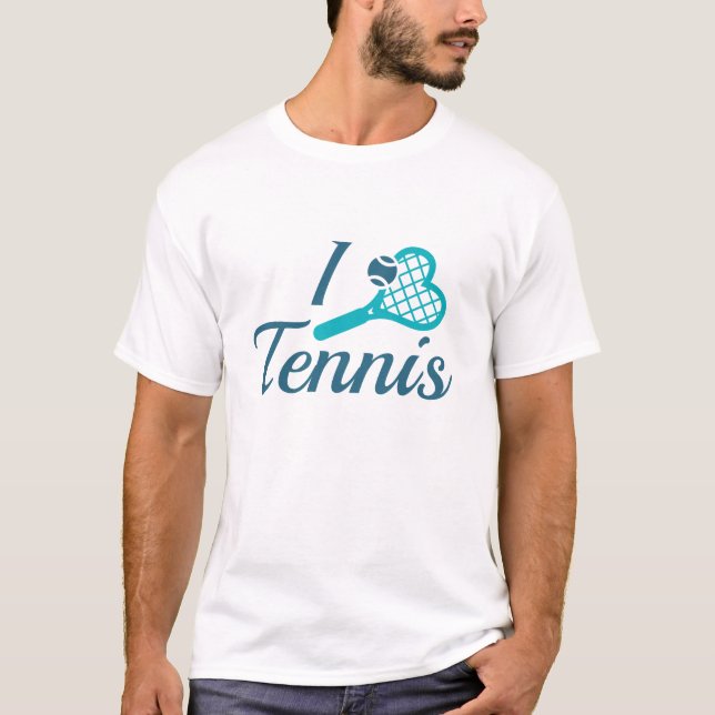 Camiseta Me encanta el tenis (Anverso)