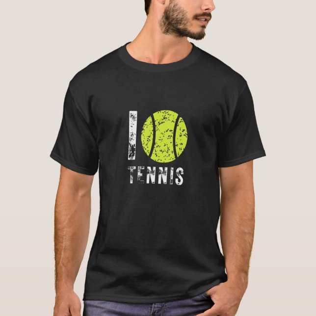 Camiseta Me encanta el tenis (Anverso)