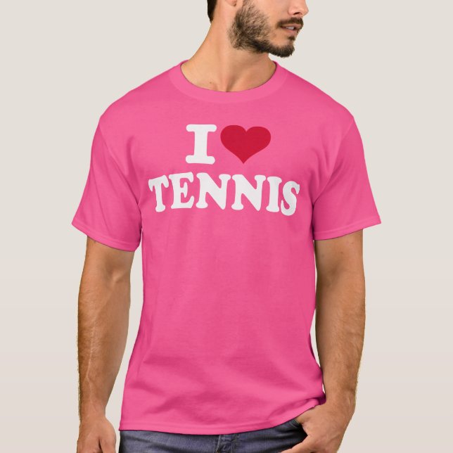 Camiseta Me encanta el tenis (Anverso)