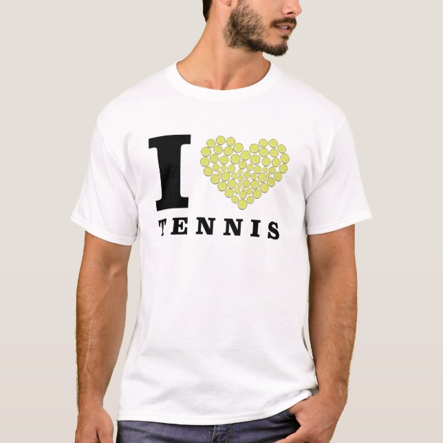 Camiseta Me encanta el tenis (Anverso)