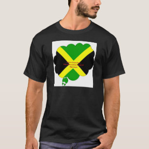 Camiseta Me encanta el texto de Jamaica en la imagen de la 