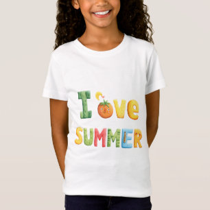Camiseta Me encanta el texto de verano