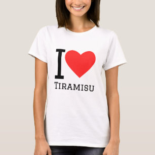 Camiseta Me encanta el tiramisu