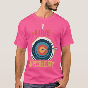 Camiseta Me encanta el tiro al arco de hobby Bow Archer Arr