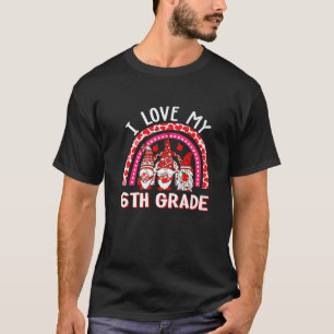 Camiseta Me Encanta El Vale Del Leopardo Arcoiris De 6º Gra