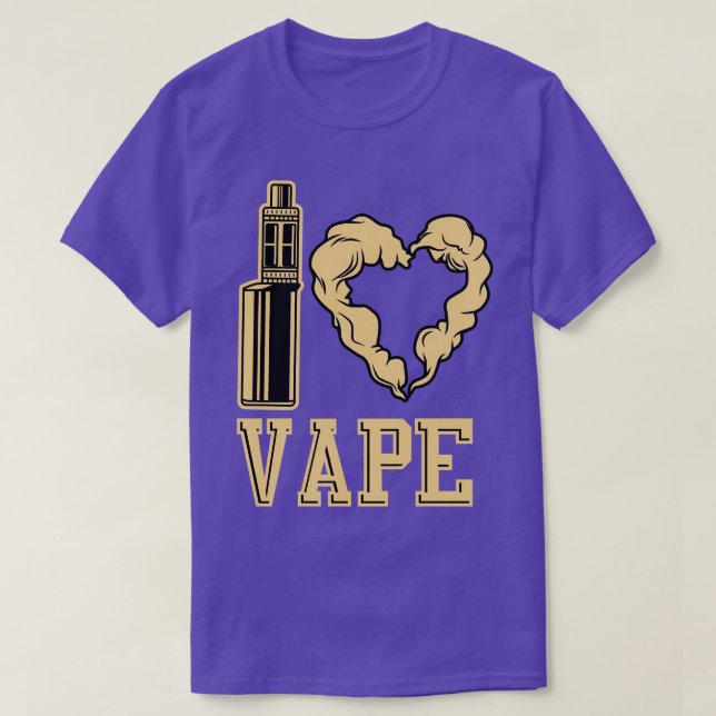 CAMISETA ME ENCANTA EL VAPE (Diseño del anverso)