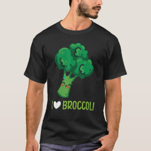 Camiseta Me Encanta El Vegetario Vegetable Broccoli Sano Ve