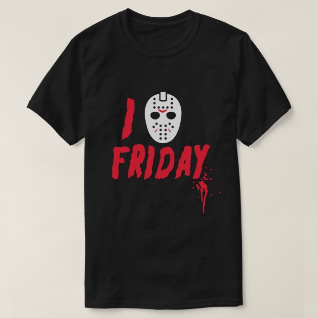 CAMISETA ME ENCANTA EL VENTILADOR DE HORROR DE VIERNES (Diseño del anverso)