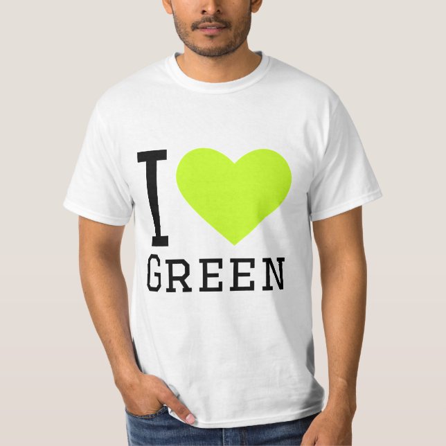 Camiseta Me encanta el verde (Anverso)