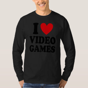 Camiseta Me encanta el videojuego de videojuegos de videoju
