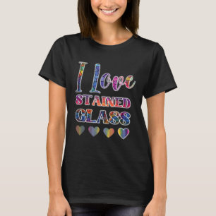 Camiseta Me Encanta El Vidrio Manchado