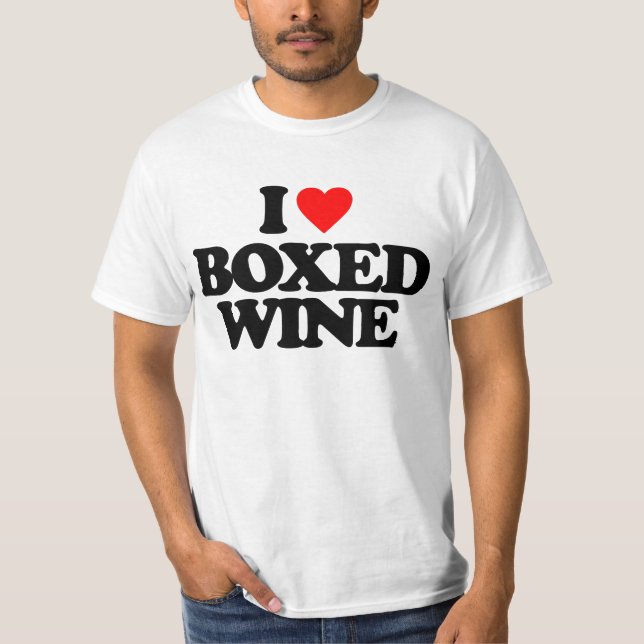 CAMISETA ME ENCANTA EL VINO EN CAJA (Anverso)