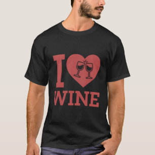 Camiseta Me Encanta El Vino Si Él Vino Entusiasta De La Enf