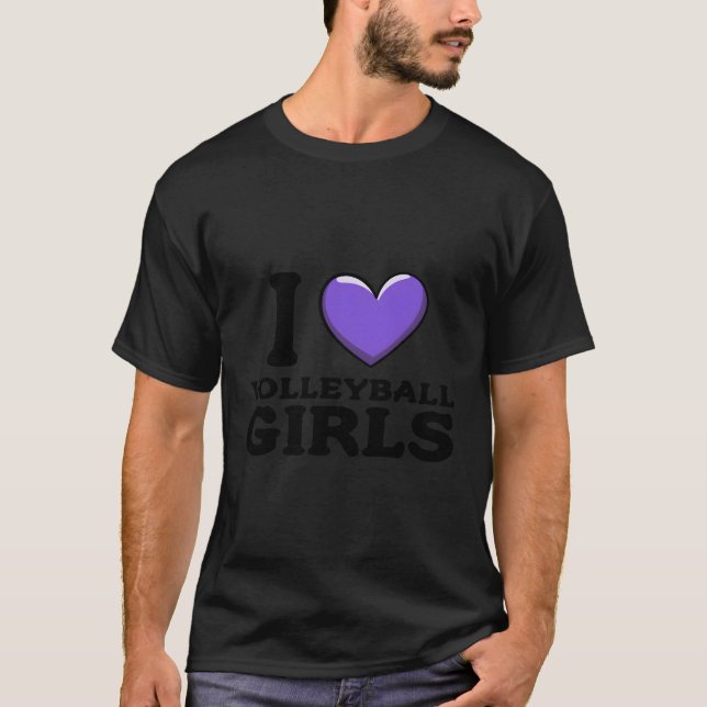 Camiseta Me encanta el voleibol (Anverso)