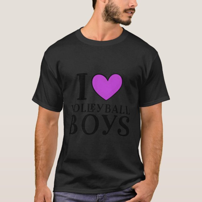 Camiseta Me encanta el voleibol (Anverso)