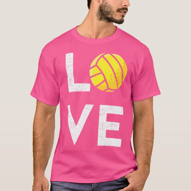 Camiseta Me encanta el voleibol gracioso (Anverso)