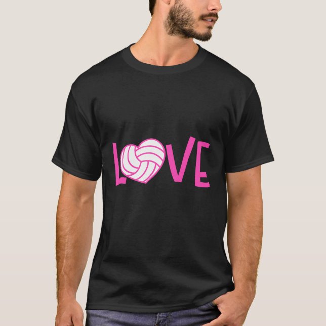 Camiseta Me encanta el voleibol increíble (Anverso)