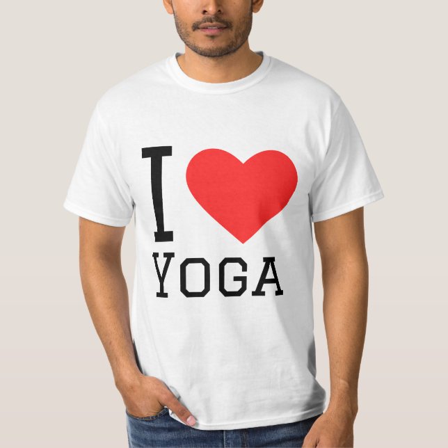 Camiseta Me encanta el yoga (Anverso)
