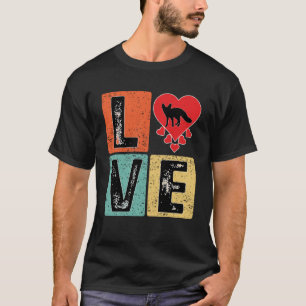 Camiseta Me encanta el zorro Fennec Animal Valentine Day Fe