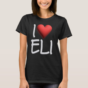 Camiseta Me Encanta Eli Nombre Hombres Personalizados Guy B