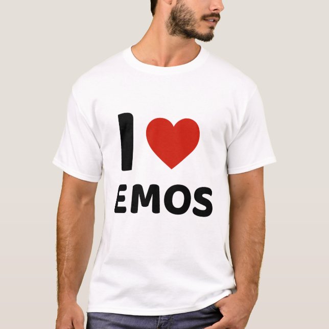 CAMISETA ME ENCANTA EMOS SHIRT (Anverso)