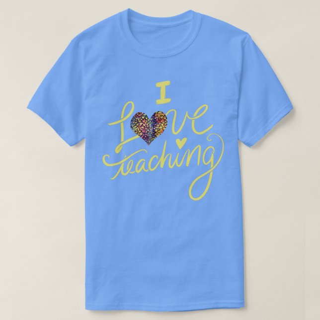 Camiseta Me Encanta Enseñar (Diseño del anverso)