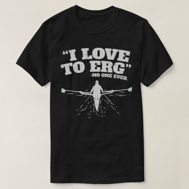 Camiseta Me encanta ERG I Funny Rowing HTS (Diseño del anverso)