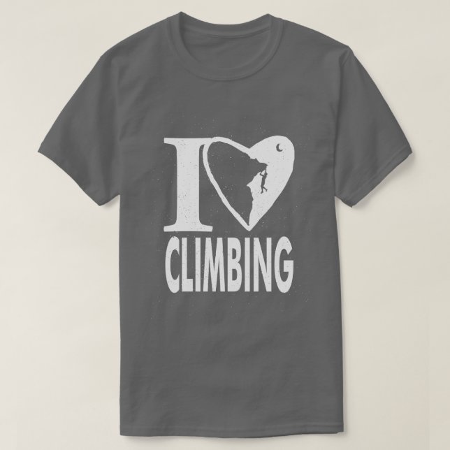 Camiseta Me encanta Escalar (Diseño del anverso)