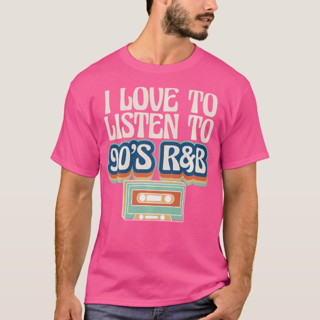 Camiseta Me Encanta Escuchar A Los Amantes De La Música Rb  (Anverso)