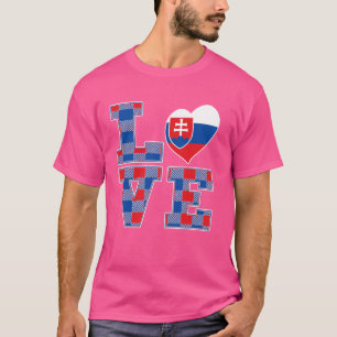 Camiseta Me Encanta Eslovaquia Orgullosa De Ser Eslovaquia