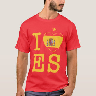 Camiseta Me encanta España con una estrella