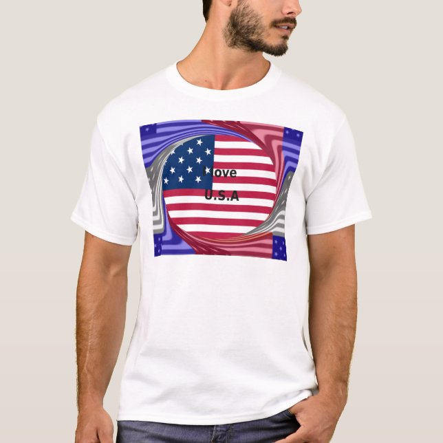 CAMISETA ME ENCANTA ESTADOS UNIDOS (Anverso)