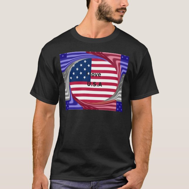 CAMISETA ME ENCANTA ESTADOS UNIDOS (Anverso)