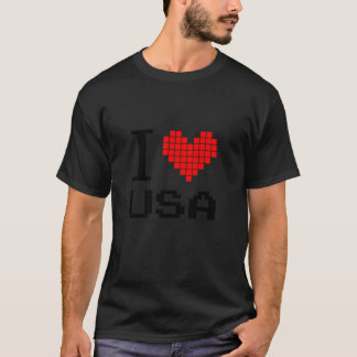 Camiseta Me Encanta Estados Unidos Disfrutar Patriótico Est