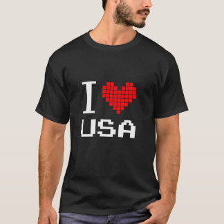 Camiseta Me Encanta Estados Unidos Disfrutar Patriótico Est