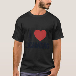 Camiseta Me Encanta Excavar Excavación De Cargador Hidráuli