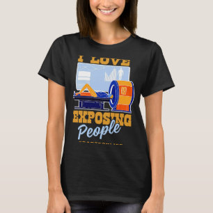 Camiseta Me encanta explorar personas Rad Tech Life X ray T