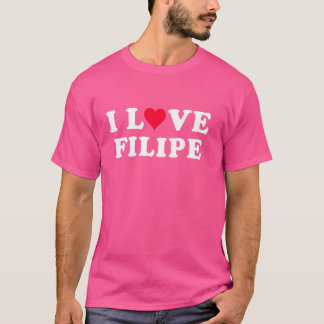 Camiseta Me encanta Filipe Pareja de novia y novio Fili