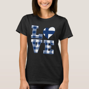 Camiseta Me Encanta Finlandia Orgullosa De Ser La Bandera F