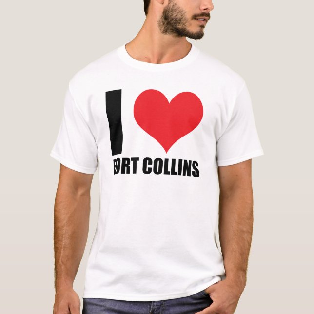 Camiseta Me encanta Fort Collins (Anverso)