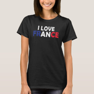Camiseta Me Encanta Francia Orgullosa De Ser La Bandera Fra