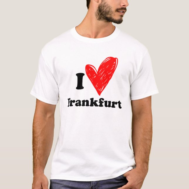 Camiseta Me encanta Frankfurt (Anverso)