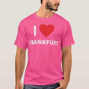 Camiseta Me encanta Frankfurt (oscuro)