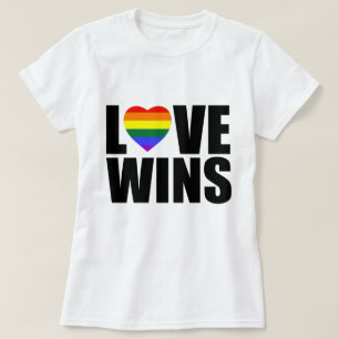 CAMISETA ¡ME ENCANTA GANAR! ¡CELEBRAR LA IGUALDAD DE MATRIM