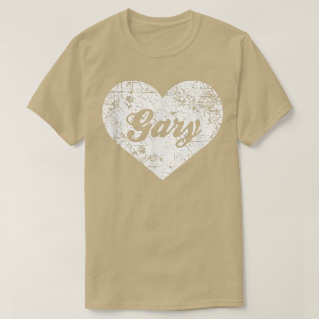 Camiseta Me encanta Gary, Gracioso regalo casero de Indiana (Diseño del anverso)