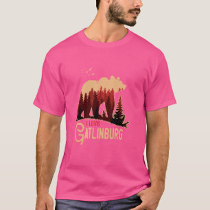 Camiseta Me encanta Gatlinburg Tennessee, USA Outdoor Vinta