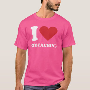 Camiseta Me encanta GEOCACHING I Heart GEOCACHING